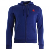 Solde Le Coq Sportif Ailier Fz Hood Brushed M Ultra Blue Violet Sweats Homme